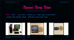 Desktop Screenshot of marionsmerryminis.com